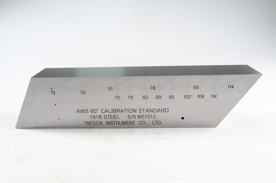NDT AWS 14.4  60° Test Block Ultrasonic Calibration Block