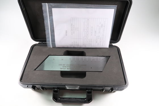 NDT AWS 14.4  60° Test Block Ultrasonic Calibration Block