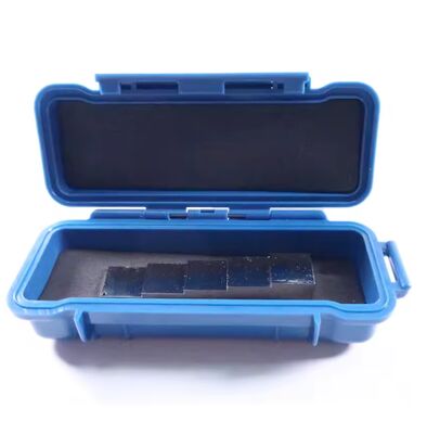 5 Step UT Test Block 1018 Steel Nickel Plated 0.1, 0.2, 0.3, 0.4,.05 Inch Per ASTM E797