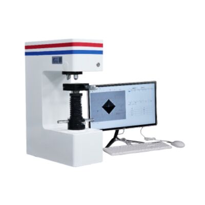 Testeur de dureté Vickers à tourelle automatique avec chargement électrique en boucle fermée et caméra CCD HD de 5 mégapixels