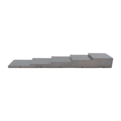 Bloc de calibration ultrasonique à 5 pas avec épaisseur de 2-4-6-8-10 MM et divers matériaux